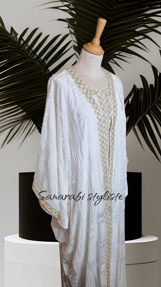 CAFTAN ARGENT TRADITIONNEL