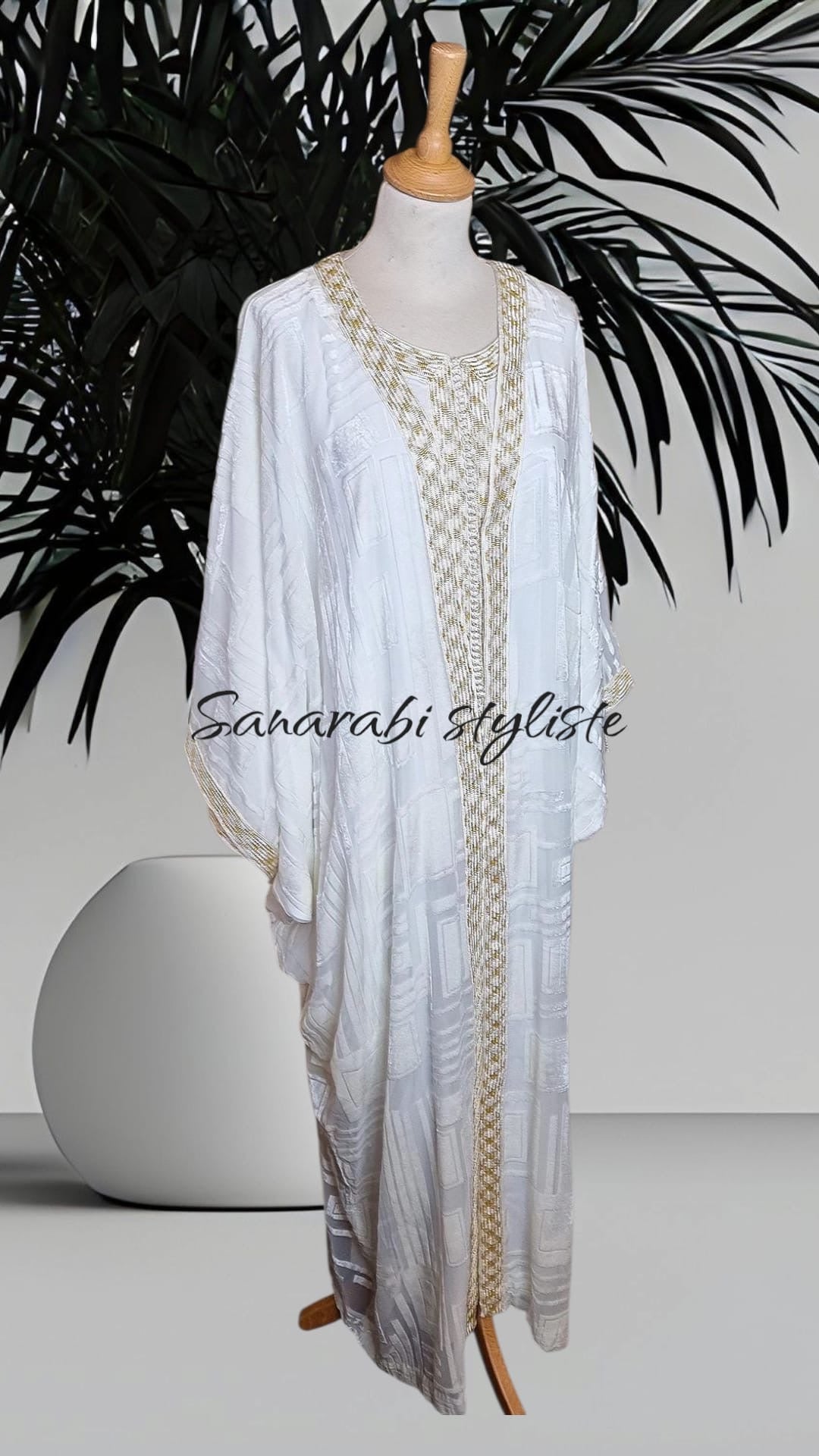 CAFTAN ARGENT TRADITIONNEL